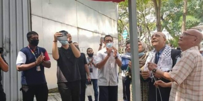 افتتاح شارع فلسطين في قلب العاصمة كوالالمبور