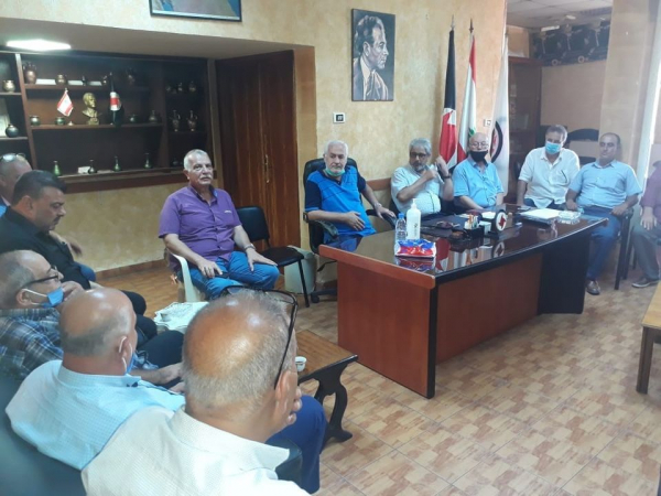 وفد قيادي من &quot; الحزب الشيوعي&quot; في الشمال يزور &quot;القومي السوري، معزياً