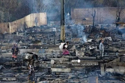 قيادة &quot;الشيوعي&quot; في الشمال تدين الاعتداء على مخيم اللاجئين السوريين