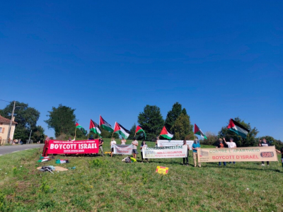 فلسطين حاضرة في سباق فرنسا للدراجات رفضًا لمشاركة فريق صهيوني